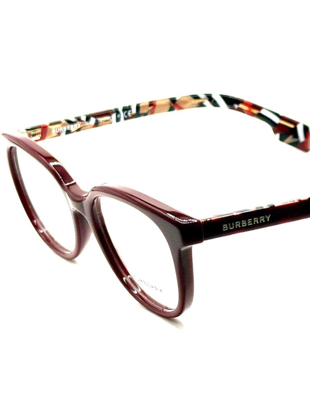 NEW BURBERRY B 2291 3742 BORDEAUX WOMEN EYEGLASSES 51MM 17 140